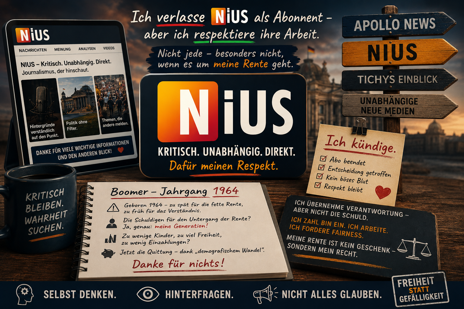 Abschied von NIUS -- keine einfache Entscheidung
