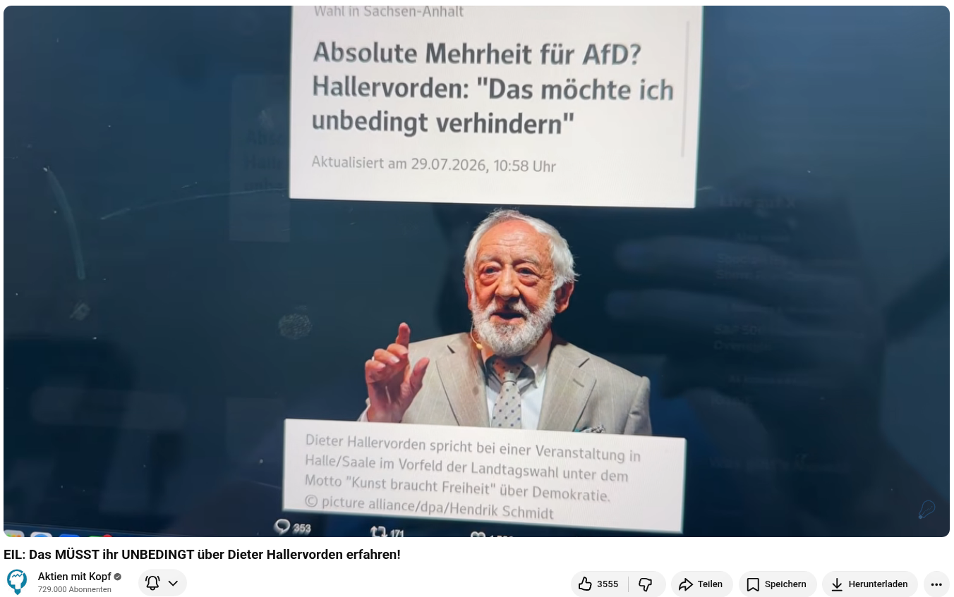 Hallervorden verrät seine Fans
